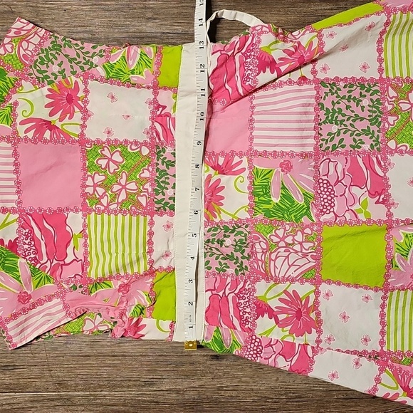 Girls Lilly Pulitzer Jubilee Wrap Colorful Patchwork Sleeveless Dress Sz 7 - Picture 5 of 6